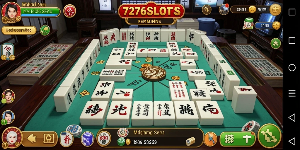 Tampilan antarmuka permainan 7276SLOTS yang menarik dan menawan.