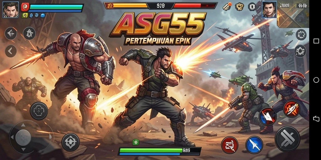 Gameplay ASG55 menampilkan aksi bertempur paling mendebarkan.