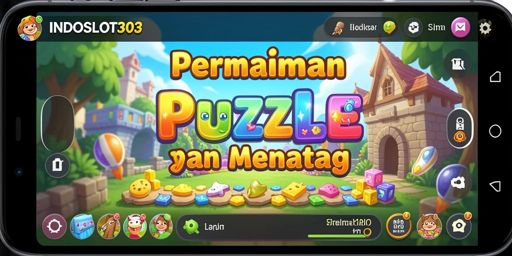 Tampilan gameplay penuh tantangan di INDOSLOT303 untuk pecinta Puzzle.