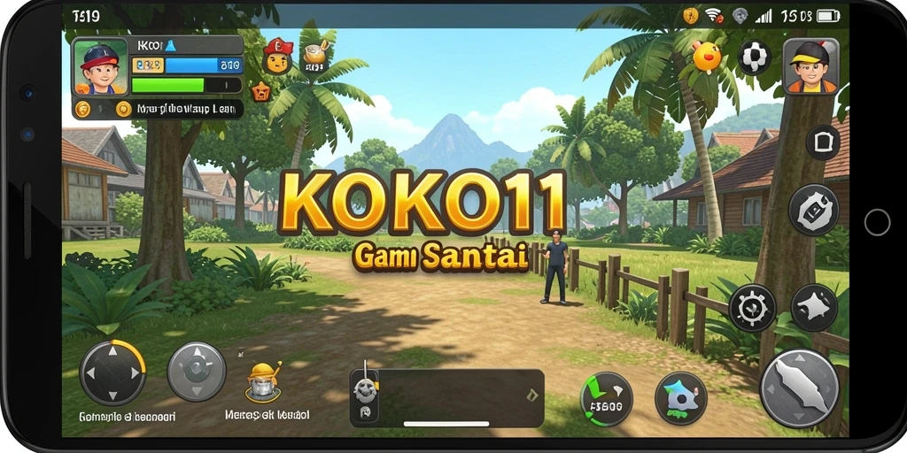 Tangkapan layar gameplay KOKO11 yang penuh warna dan seru.