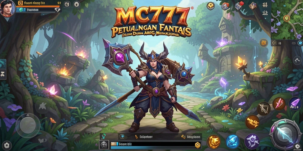 Tangkapan layar MC777 menunjukkan aksi pertempuran mendebarkan di dunia ARPG.