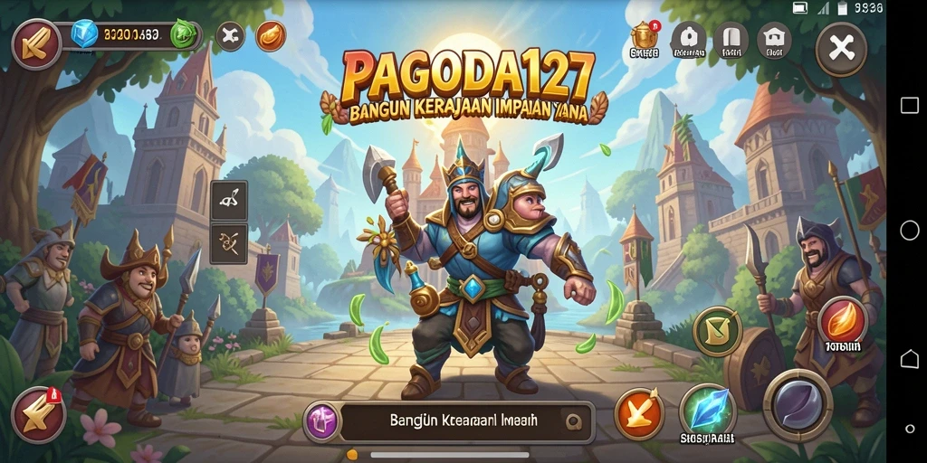 Tampilan grafis menarik dalam gameplay SLG yang mendebarkan.