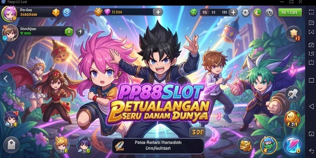 Tampilan menakjubkan dari gameplay PP88SLOT yang penuh aksinya.